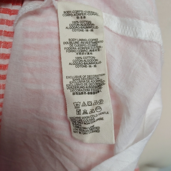 Free People Heartlines striped mini dress S - Picture 12 of 14